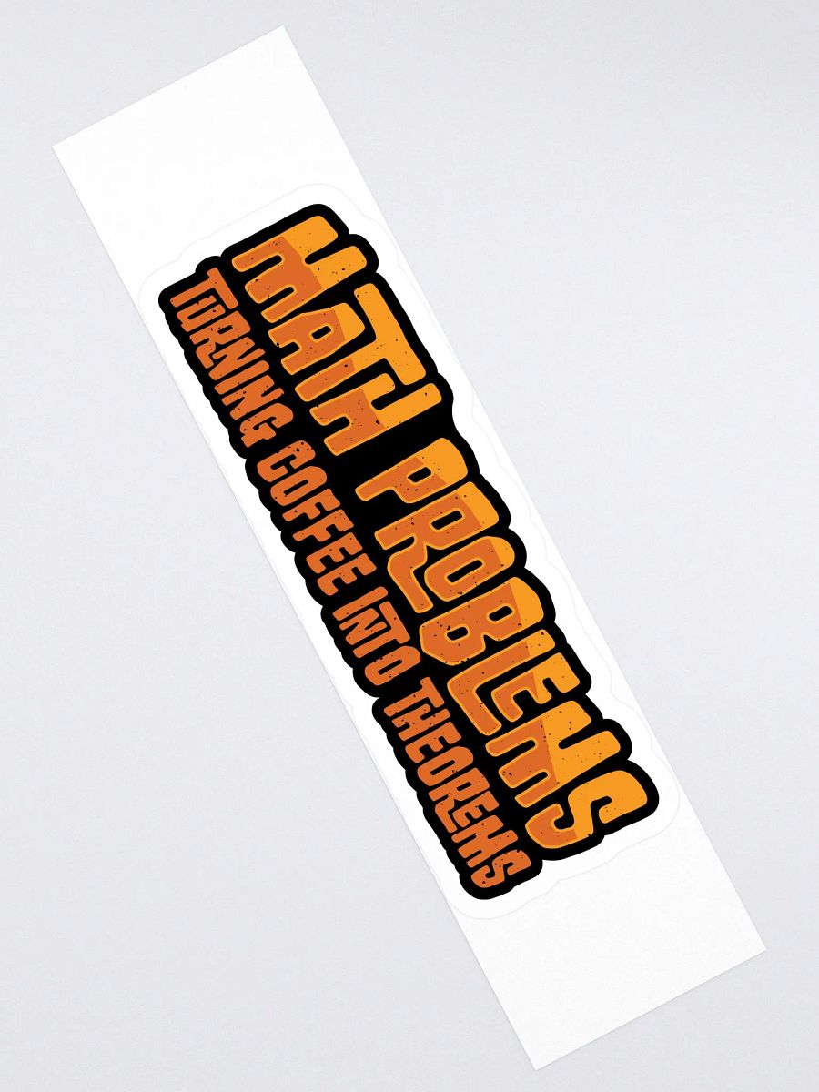 Express Your Love for Coffee & Math with This Sticker! product image (2)