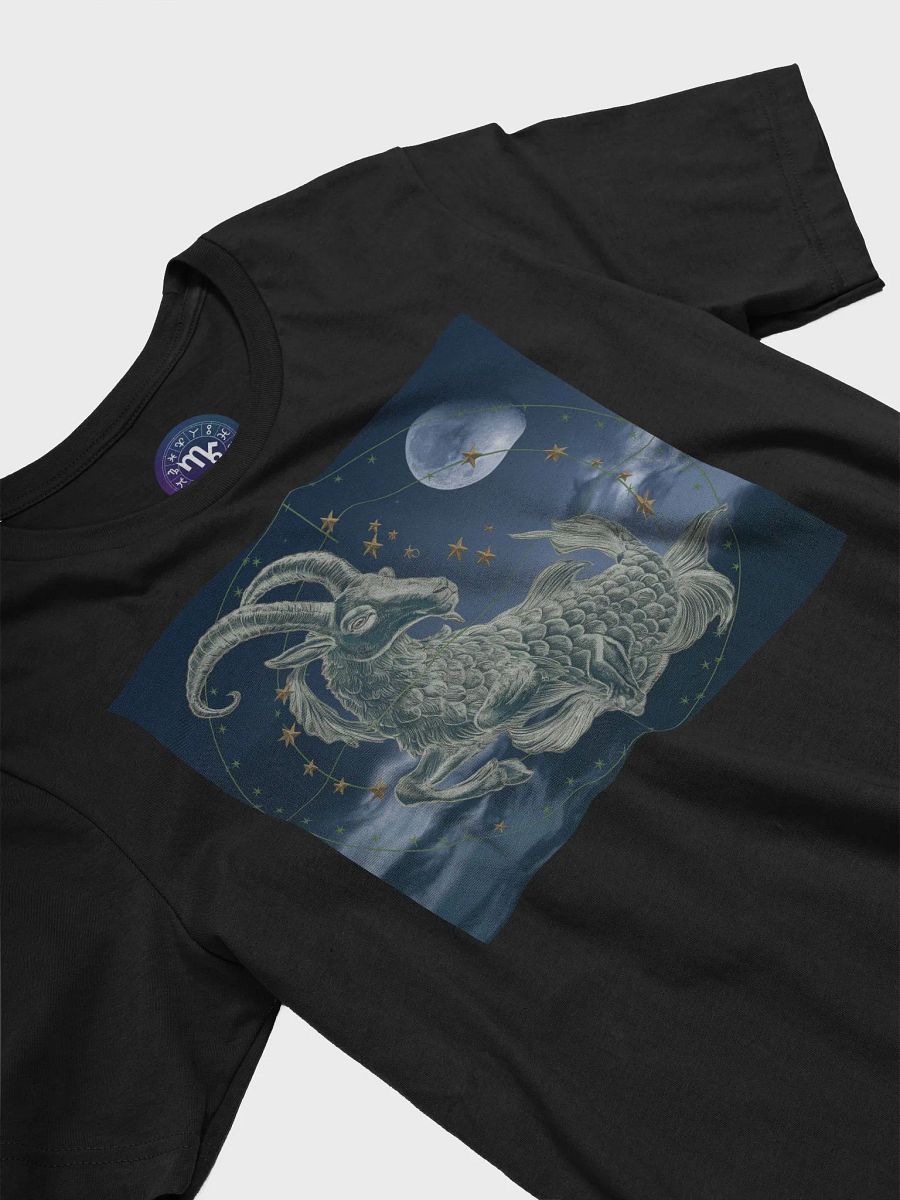 Exclusive Capricorn Zodiac T-Shirt - Unisex Astrology Gift with Celestial Sea-Goat Design product image (5)