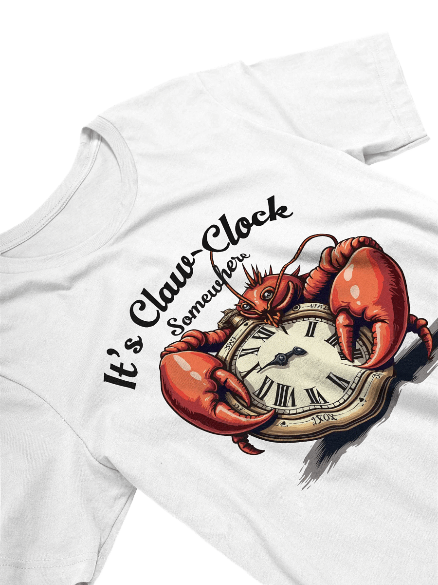 It’s Claw-clock Somewhere | Lobster Time Unisex T-Shirt product image (3)