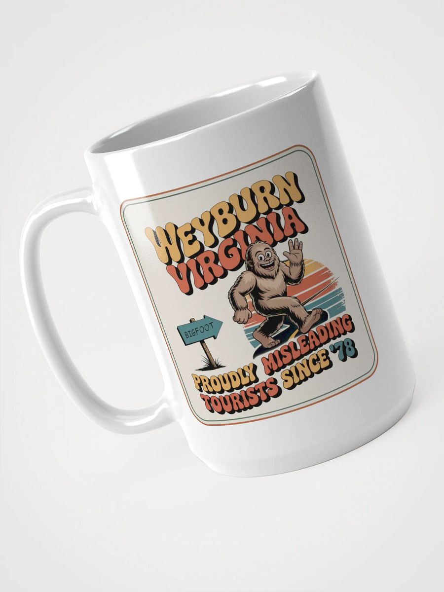 Weyburn Virginia Misleading Tourist Bigfoot Mug product image (3)