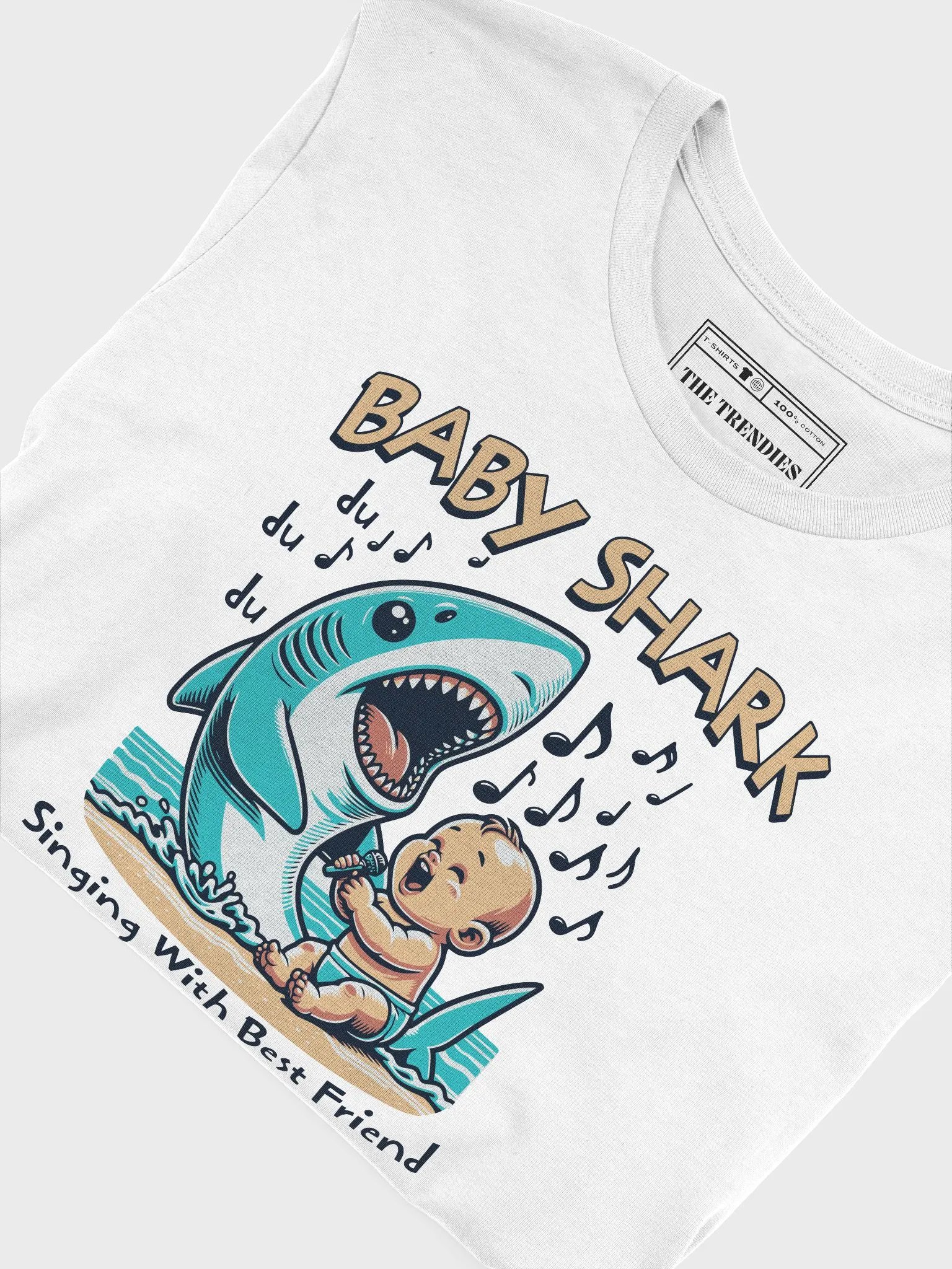 Baby Shark Singing With Best Friend T-Shirt product image (3)