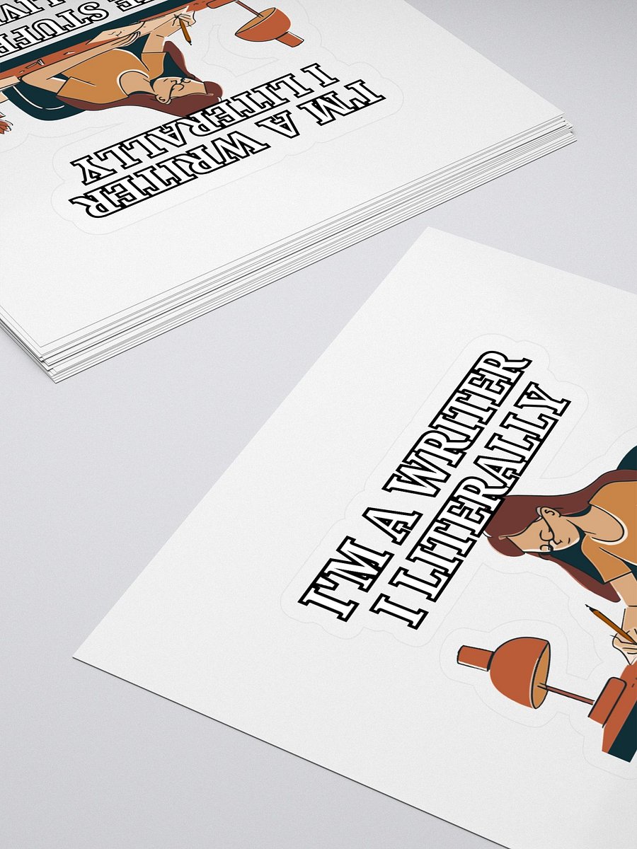 I'm a Writer: I Make Stuff Up Sticker product image (4)