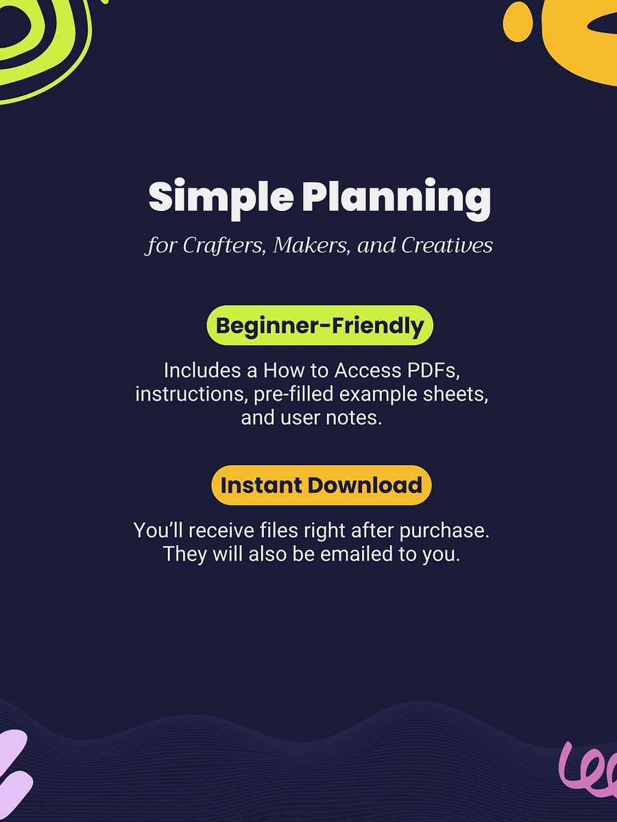 The Ultimate Craft Show Bundle | Event Organizer & Profit, Inventory, Expense Tracker product image (10)