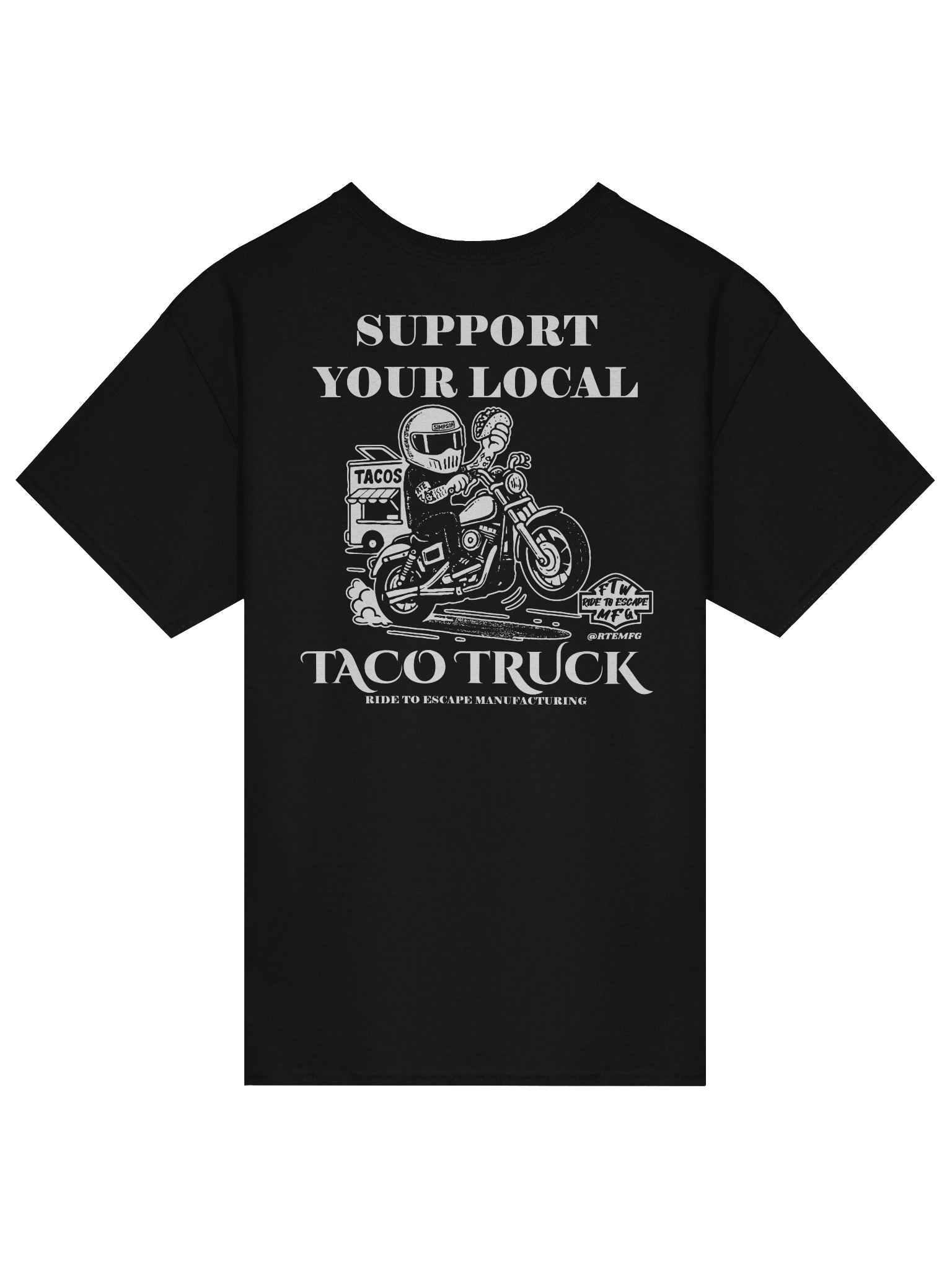 SUPPORT YOUR LOCAL TACO TRUCK TEE product image (4)