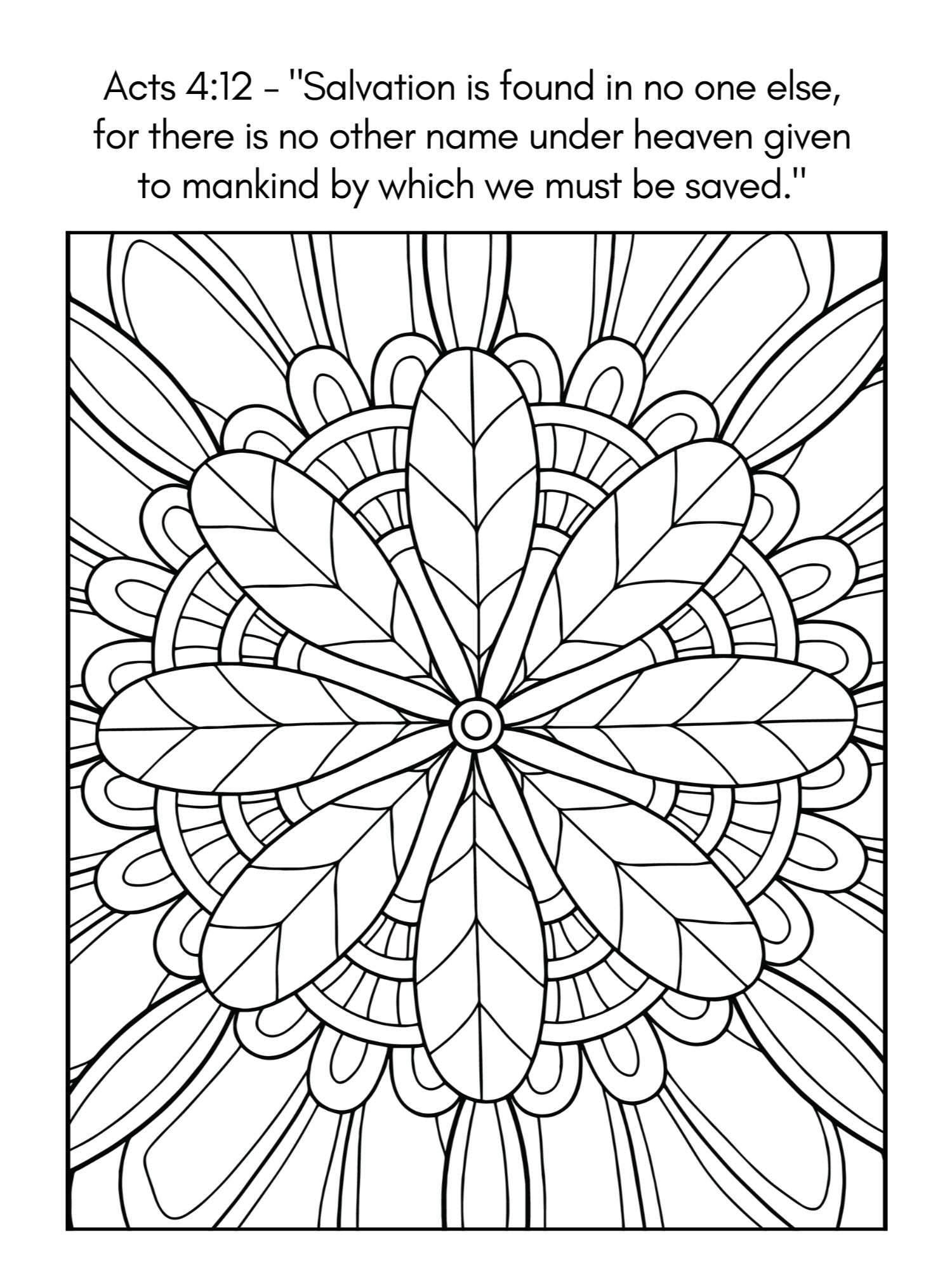 God Loves You Bible Verse Coloring Book product image (2)