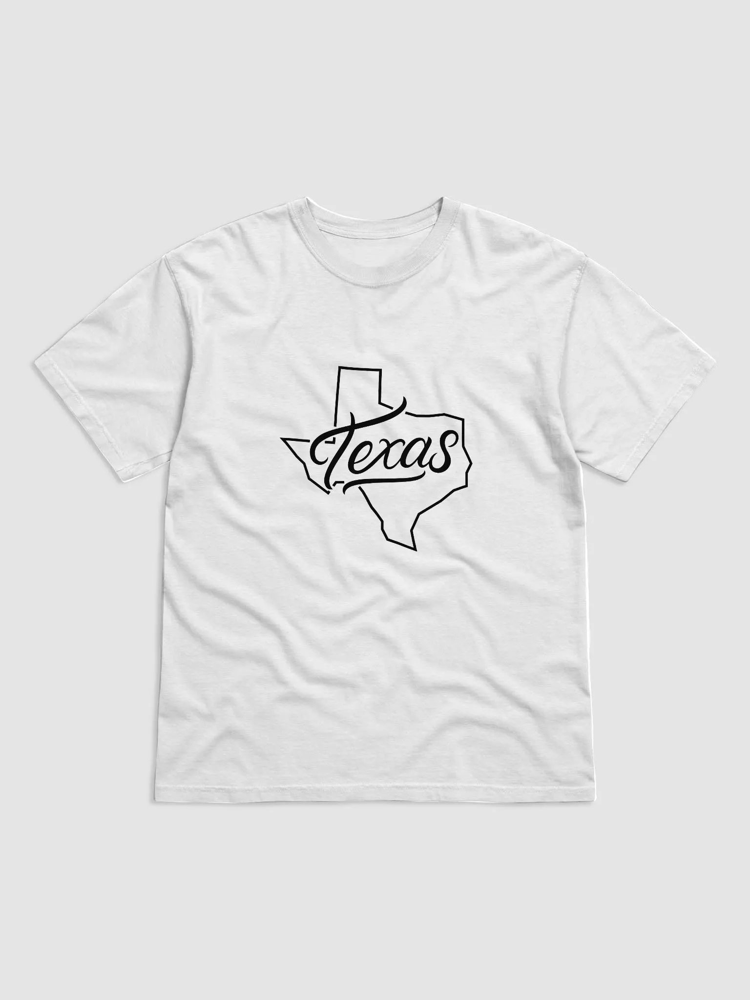 Texas Map Art Light T-Shirt product image (11)