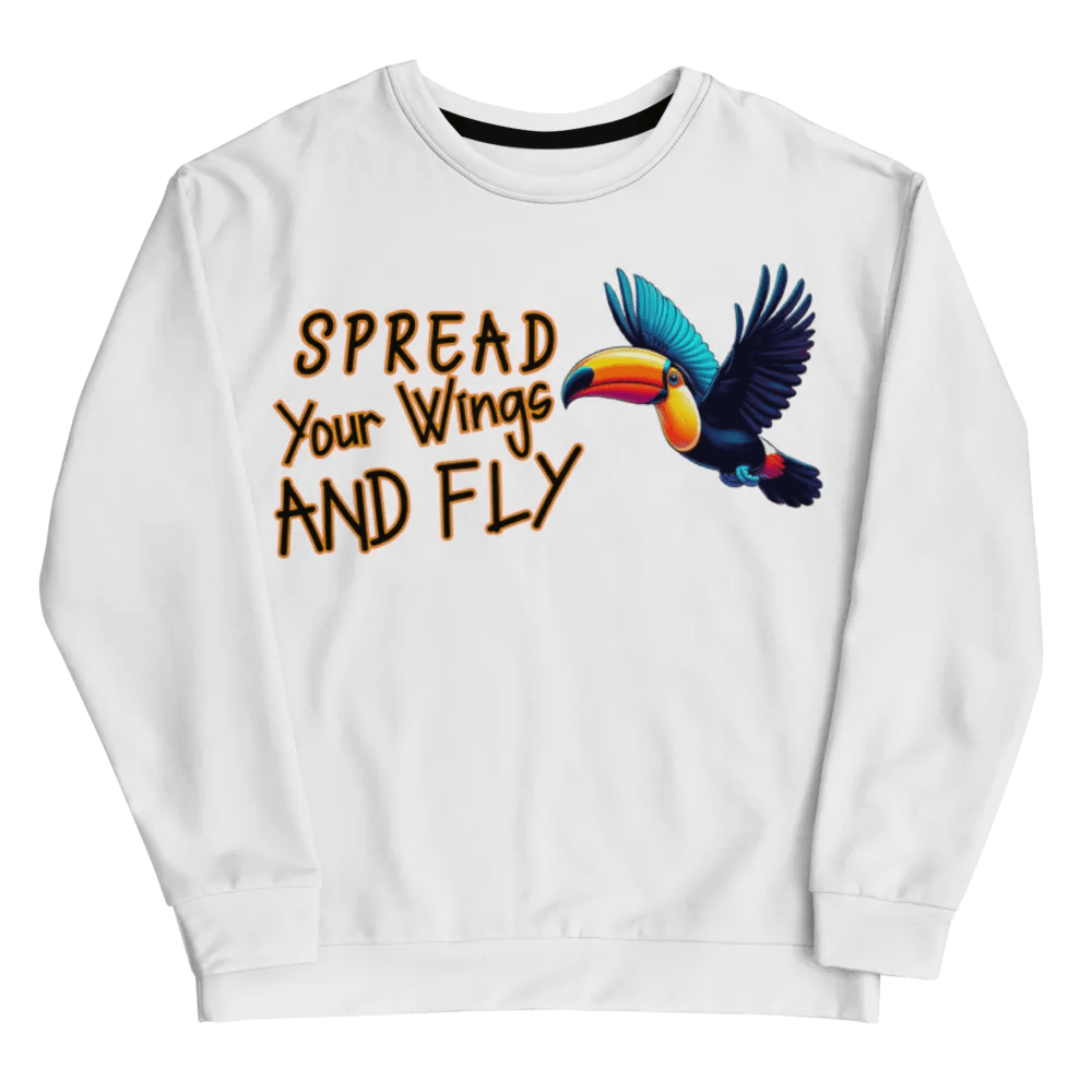 Spread your Wings and Fly All-Over Print Sweatshirt product image (8)