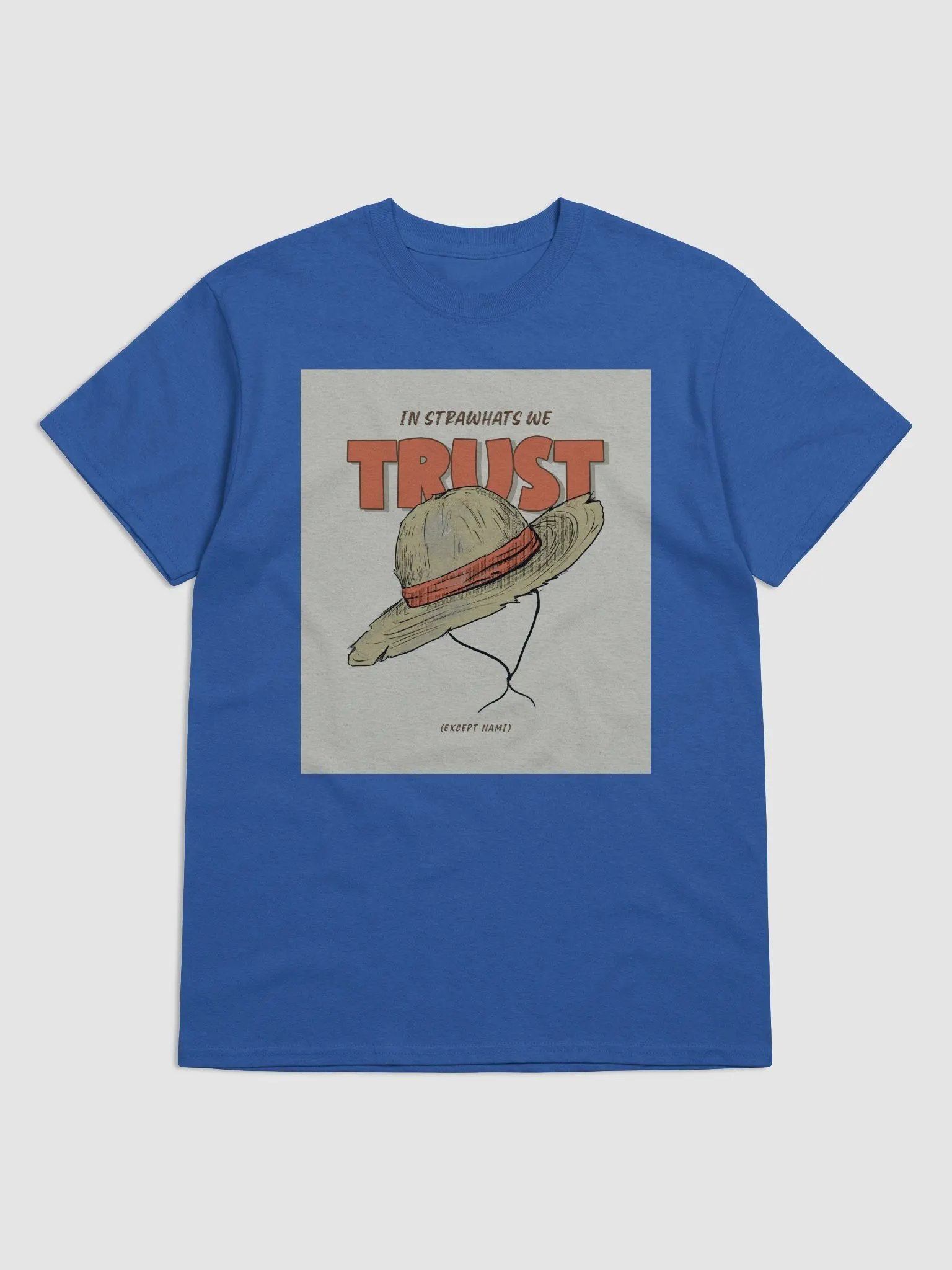 "In Strawhats We Trust" Gildan Heavyweight T-Shirt - Iconic Anime Vibe product image (1)