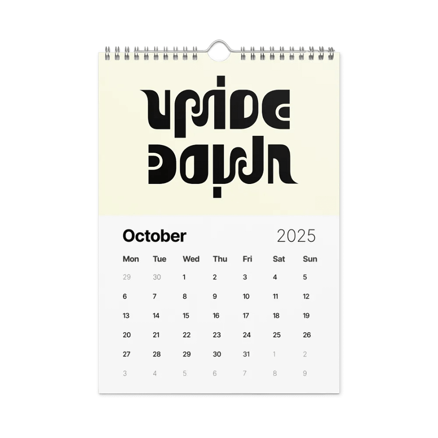 Ambigram Calendar 2025 product image (12)