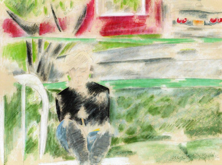 Writer on a Couch 06.10.86 print product image (1)