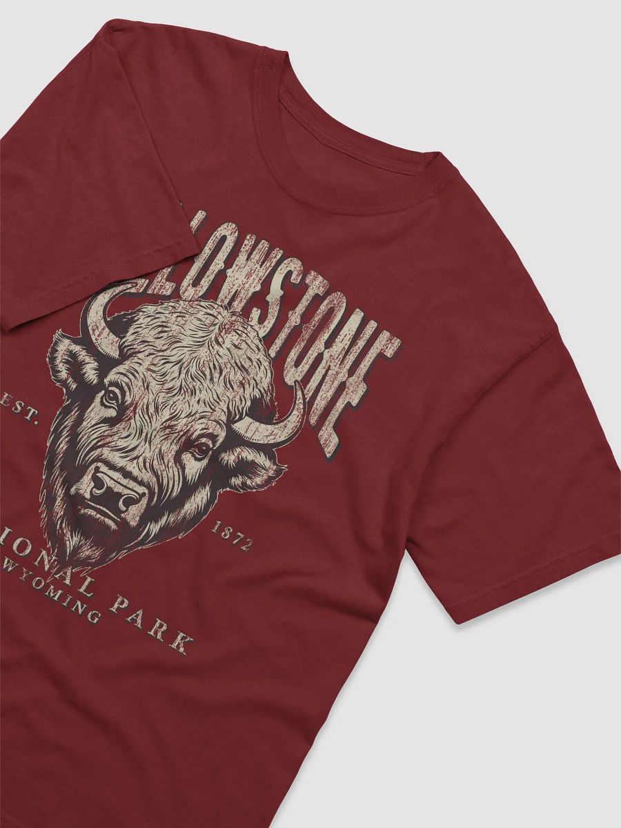 Yellowstone National Park, Wyoming Tee | Vintage-Style Grunge Western Shirt with a Bison's Head product image (13)