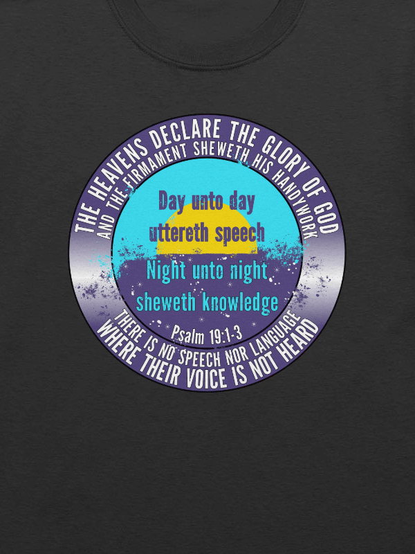 The Heavens Declare The Glory Of God T-Shirt product image (2)