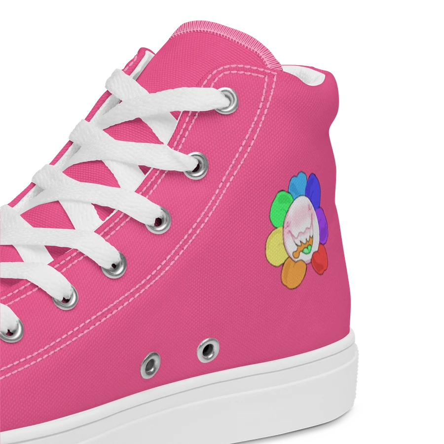 Pink and White Flower Sneakers product image (46)