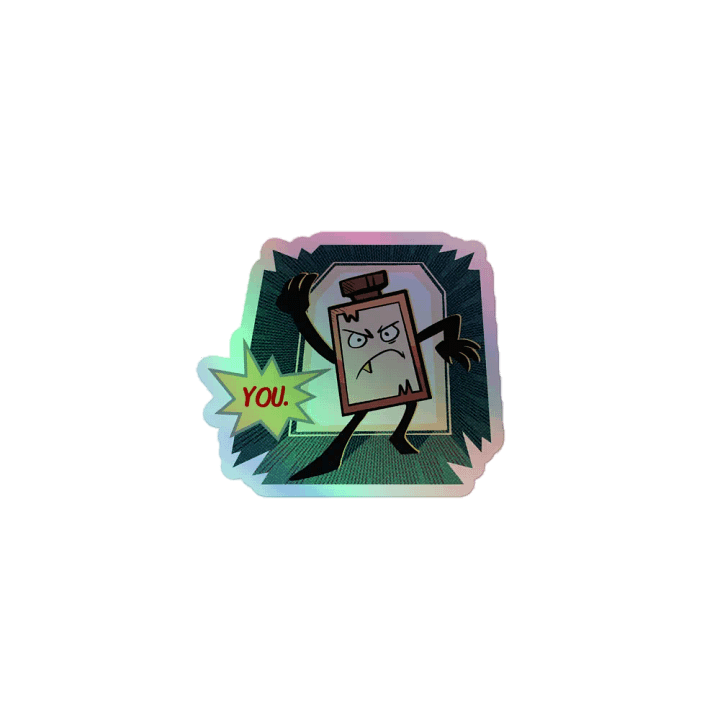 YOU. Holographic Sticker product image (1)