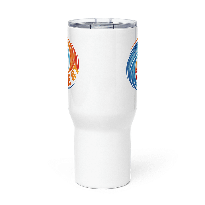 Rule # 7 Travel Mug Blue and Orange product image (2)