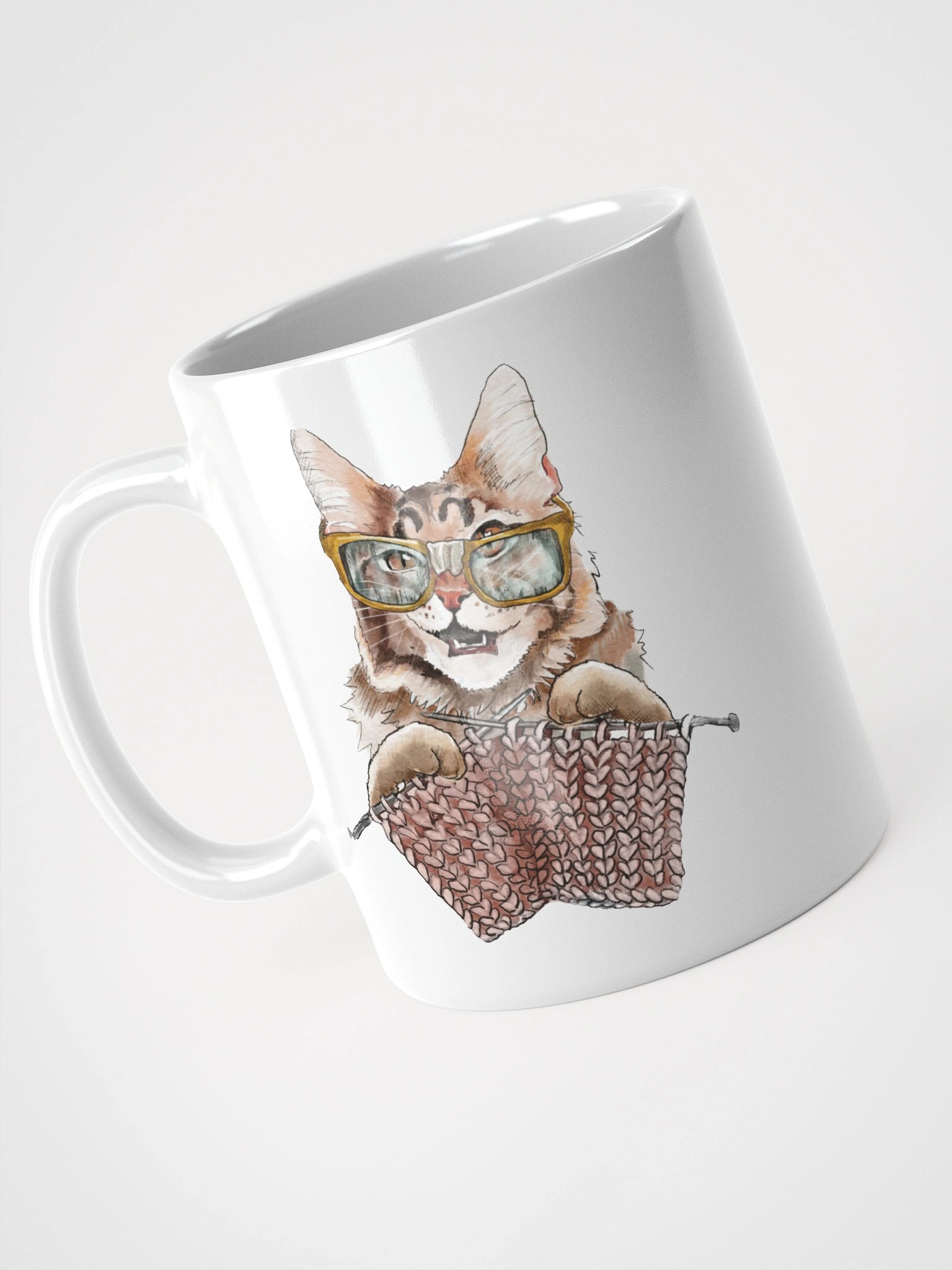 Knitting Cat with Glasses product image (8)
