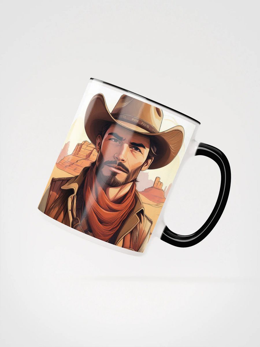 Ceramic Mug with Color inside male cowboys product image (5)