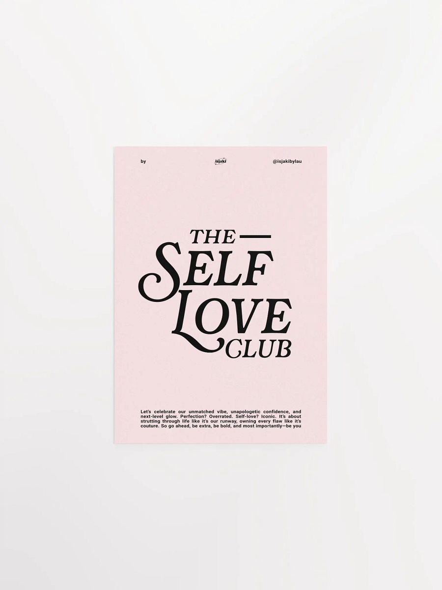 Self Love Club Pink Print product image (9)