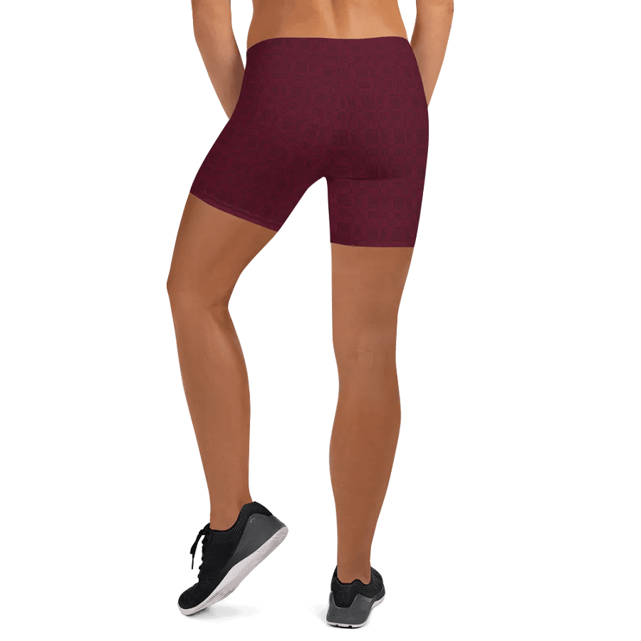 Yoga Shorts in Burgundy product image (7)