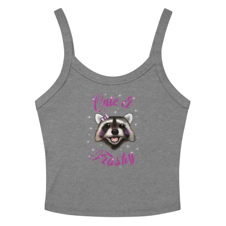 Cute & Trashy Crop Tank product image (2)