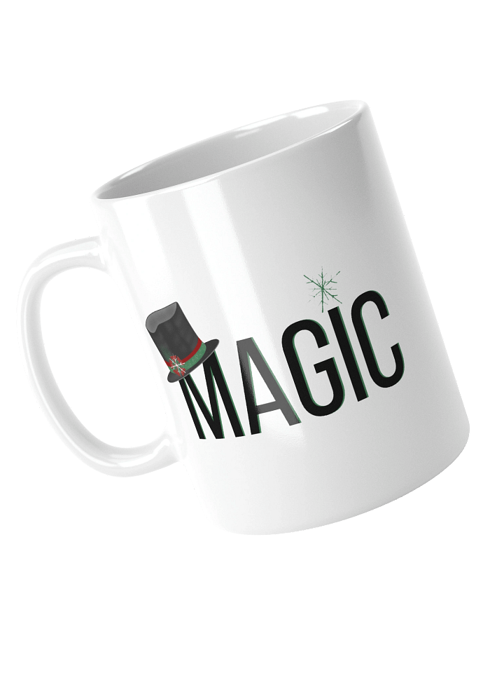 Magic Christmas Typography Mug – Festive Holiday Coffee Cup Gift product image (2)