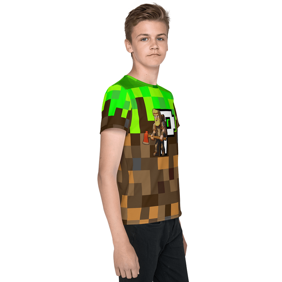 Patient PixelZ P Logo Youth T-Shirt (PixelZ My Craft) product image (4)