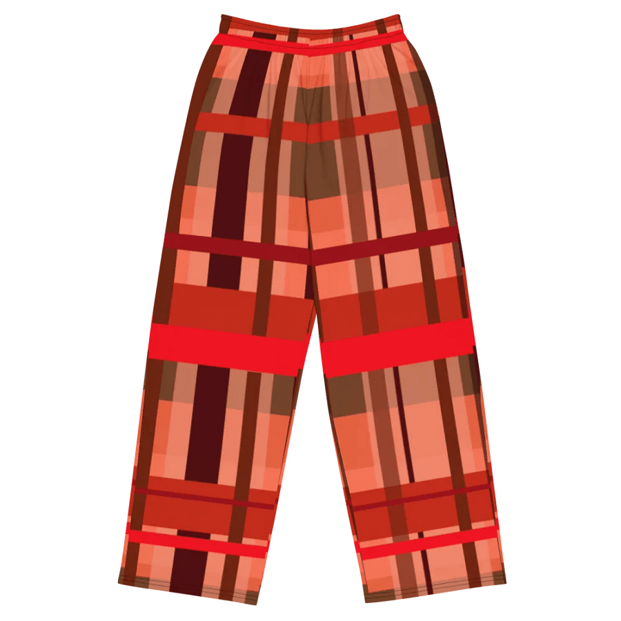 Fall Plaid Wideleg Pants product image (2)