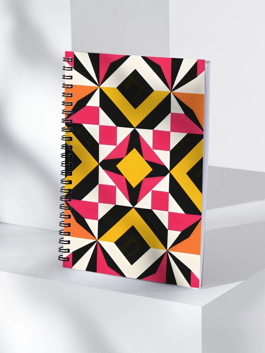 Geometric Harmony Spiral Notebook product image (4)