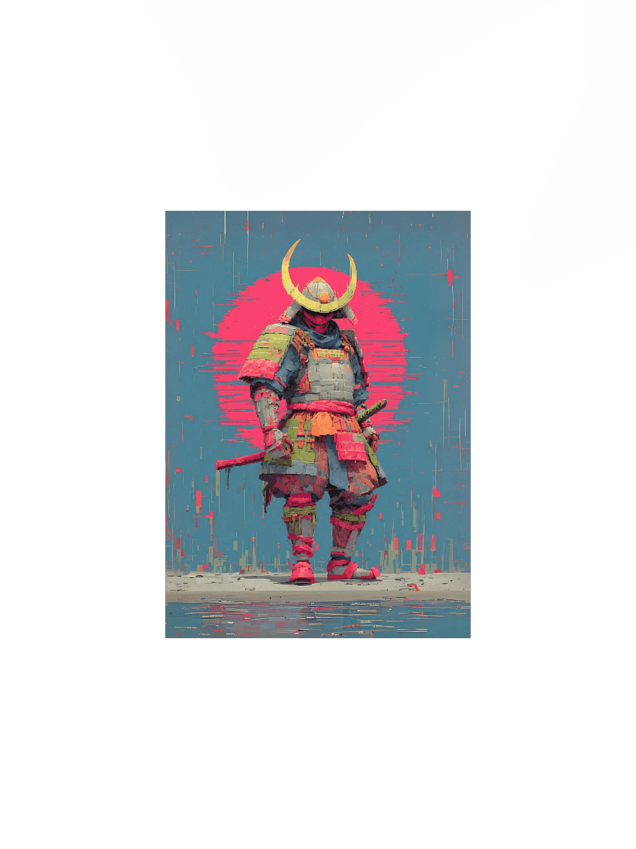 Samurai Sunrise Poster product image (1)