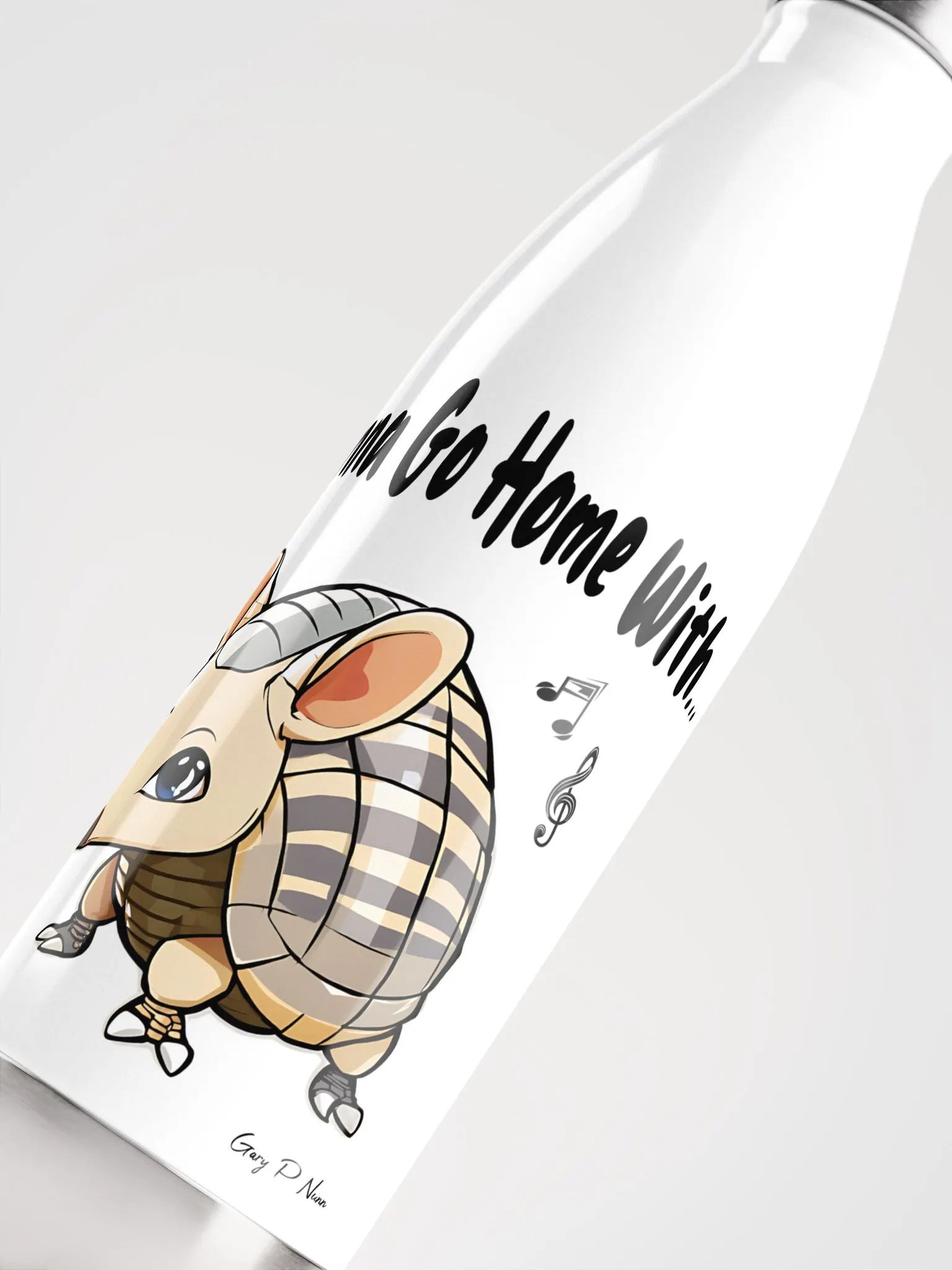 Cute Cartoon Armadillo Stainless Steel Water Bottle product image (5)