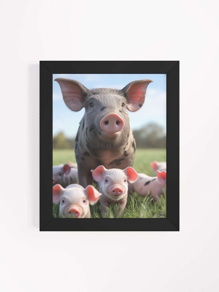 Matriarch and Her Piglets Framed Poster product image (12)