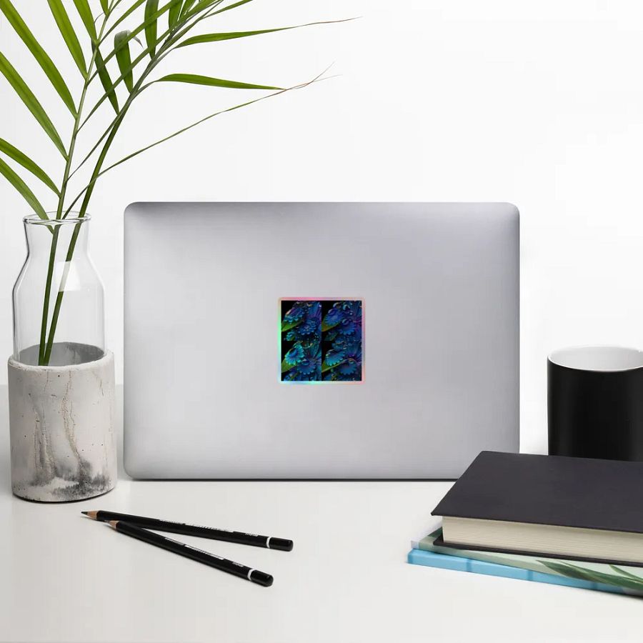 Kawaiikitten Exclusive Premium Dew Drop Holographic Sticker product image (14)