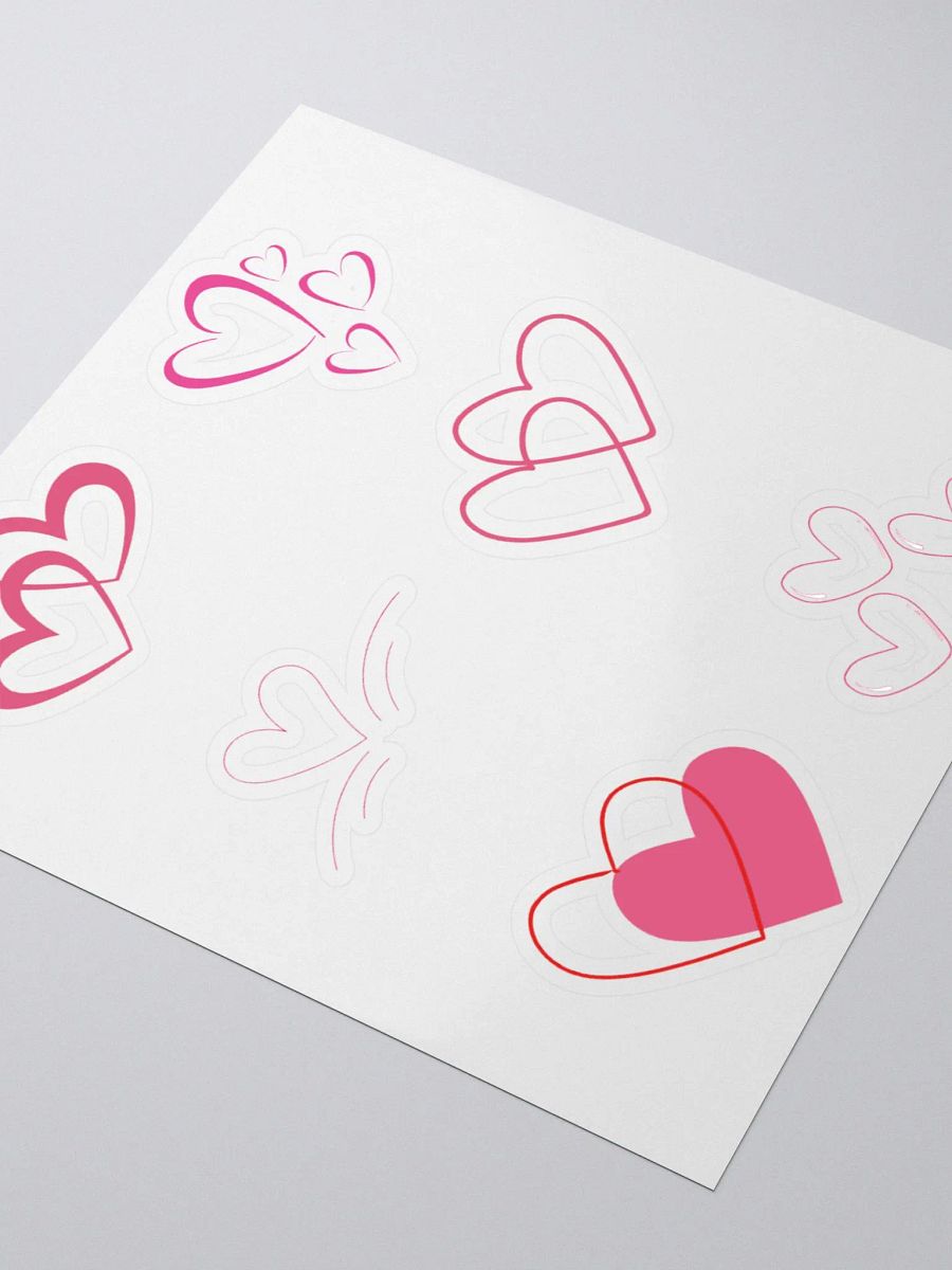 Hollow hearts .2 sticker product image (11)