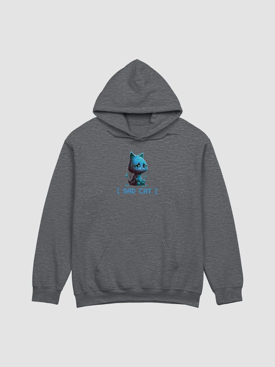 Blue Rain Sad Cat Hoodie product image (1)