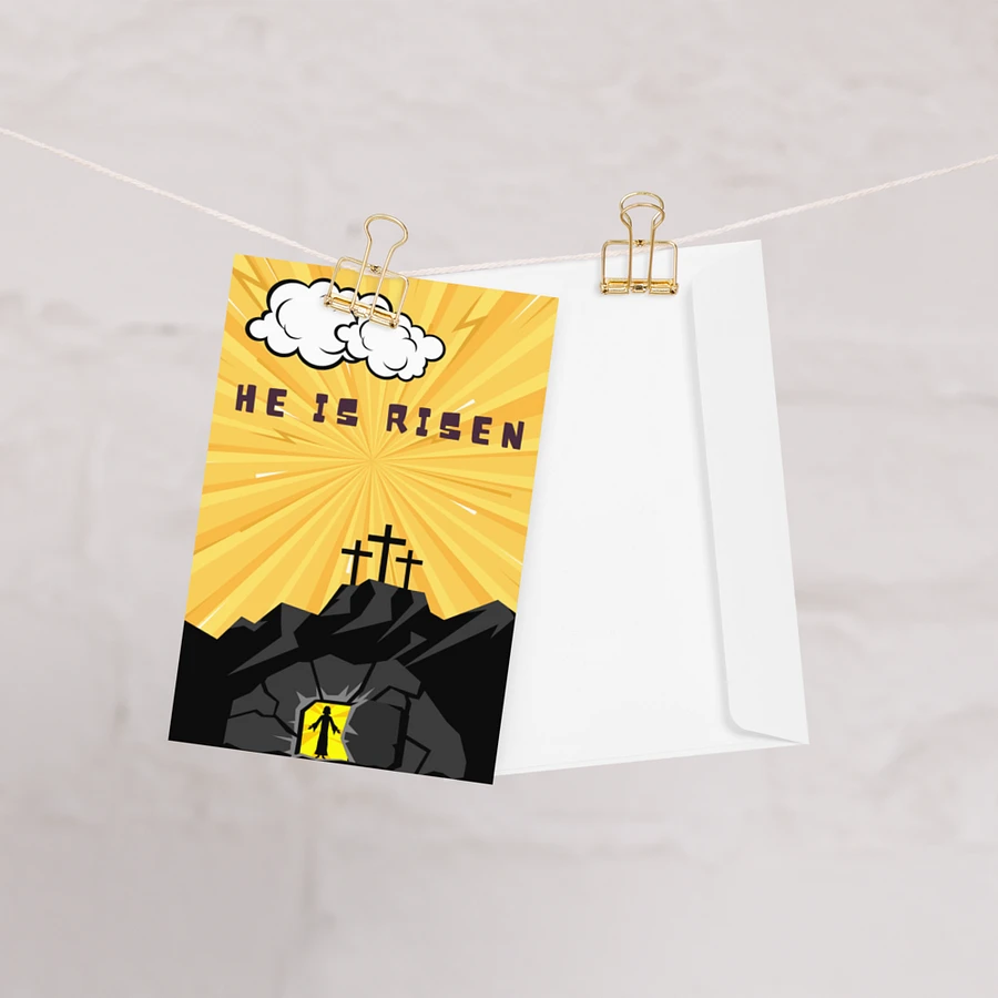 He Is Risen Retro Comic Greeting Card product image (13)