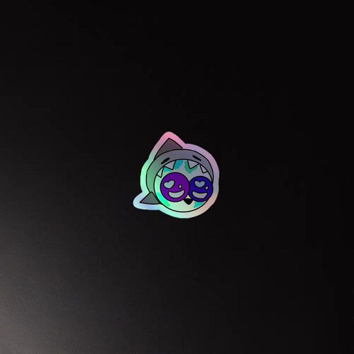 Fisk Shork Holographic Sticker product image (4)