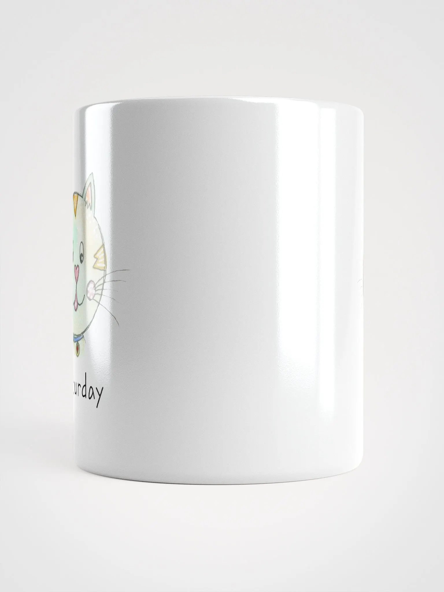 Caturday Whimsical Cat Faces Mug product image (6)