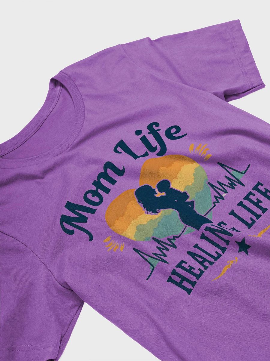 Mom Life Heartbeat Sunset T-Shirt product image (30)