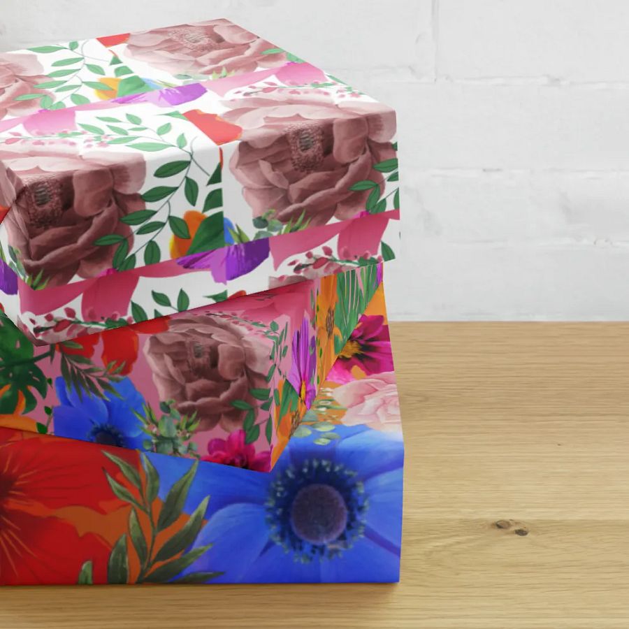 Blossom Harmony Wrapping Paper Set product image (10)