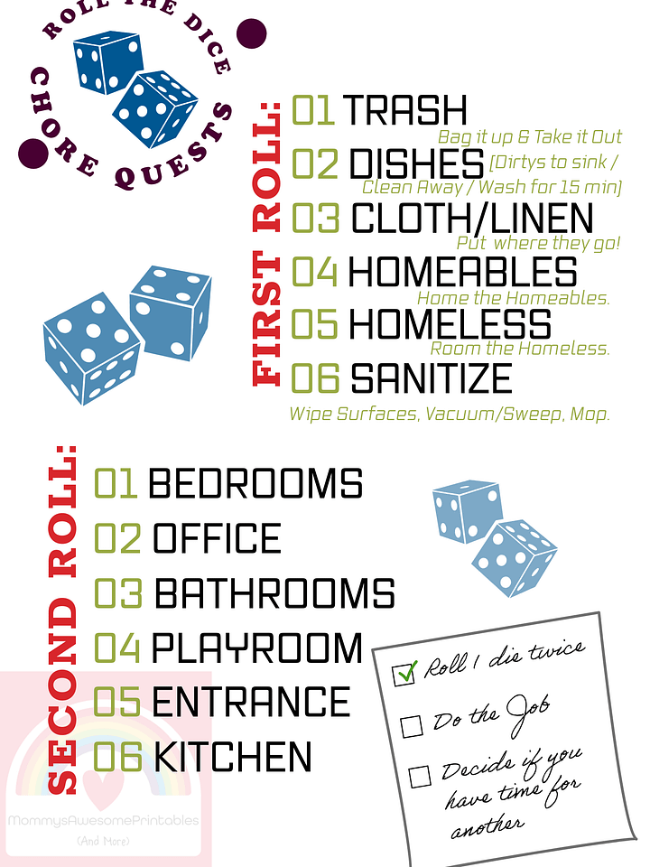 Chore Quests! - Roll the Dice, Go On A Quest! product image (1)