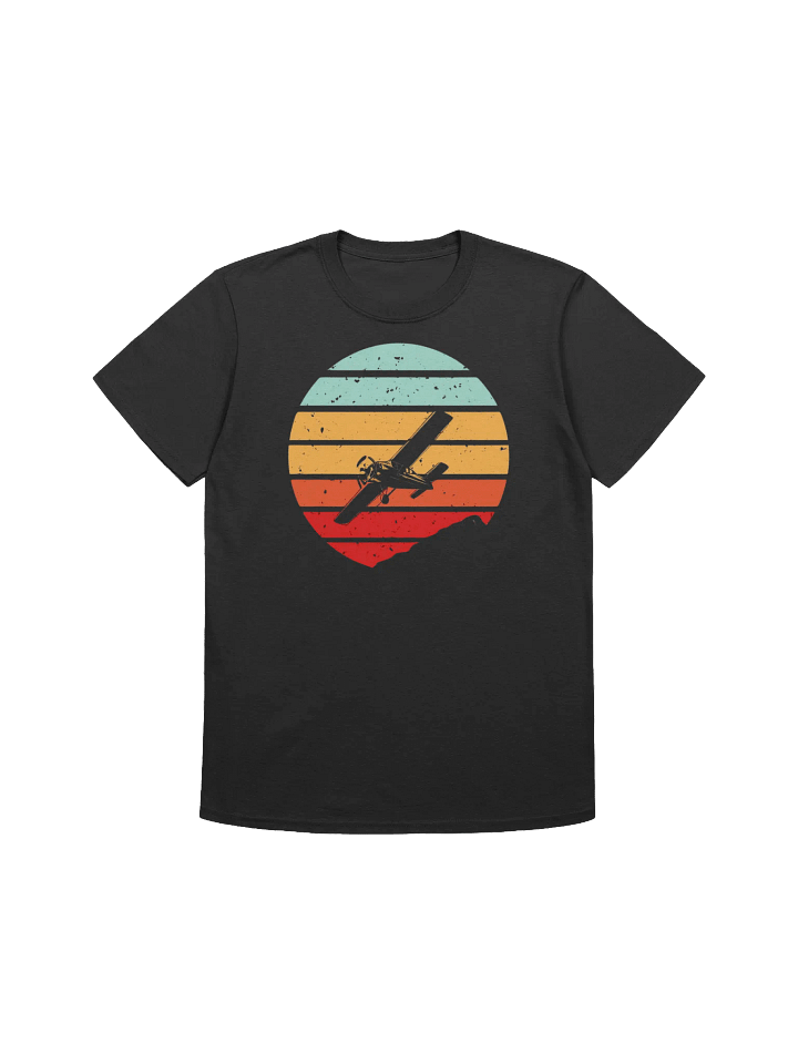 Vintage Airplane Sunset T-Shirt product image (1)