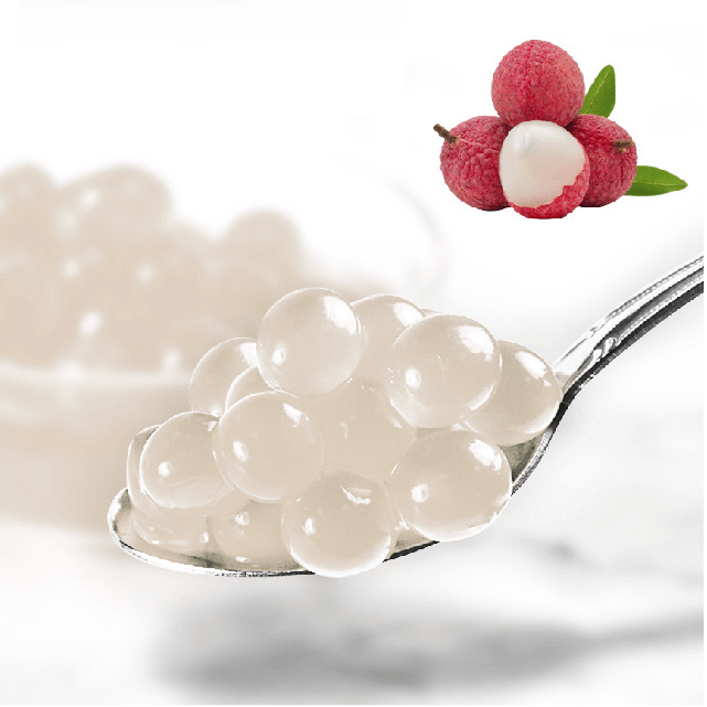 Litchi Popping Boba Crystals Delicious Flavour product image (2)