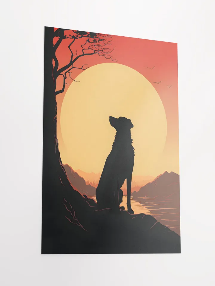 Dog Silhouette Poster product image (2)