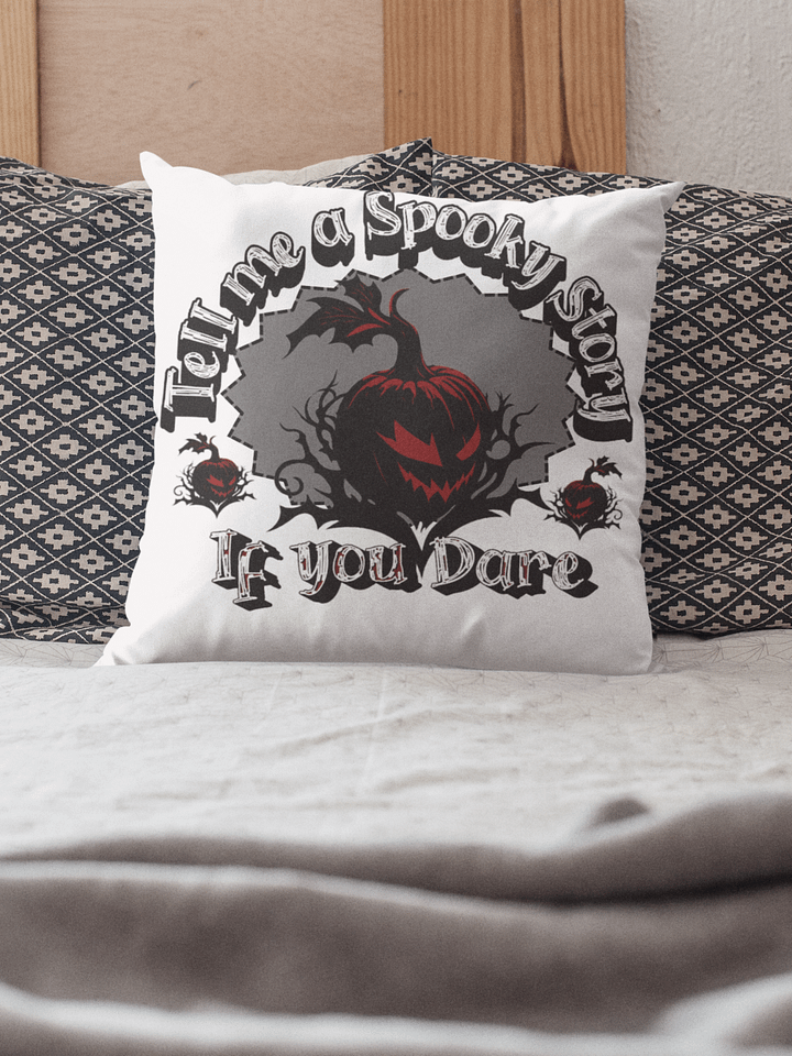 Spooky Stories Pumpkin All-Over Pillow product image (1)