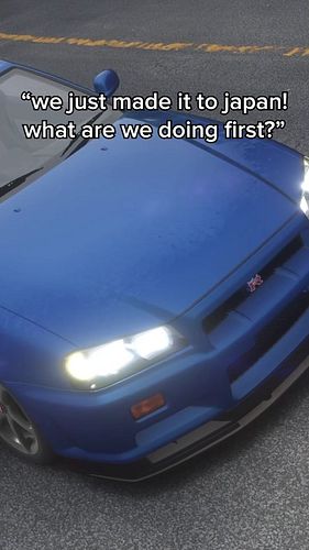 me and bro as soon as we make it to 🇯🇵

~ @tougenotenshi

📌 Is there anything YOU wanna see on the touge? Leave your suggesti...