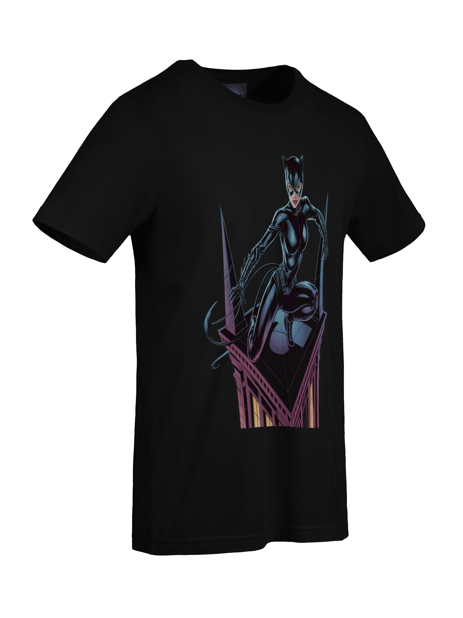 Rooftop Ravager: Catwoman's Feral Strike T-Shirt product image (9)