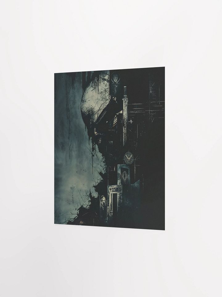 Cathedral of the Forgotten Pulse Matte Poster product image (9)