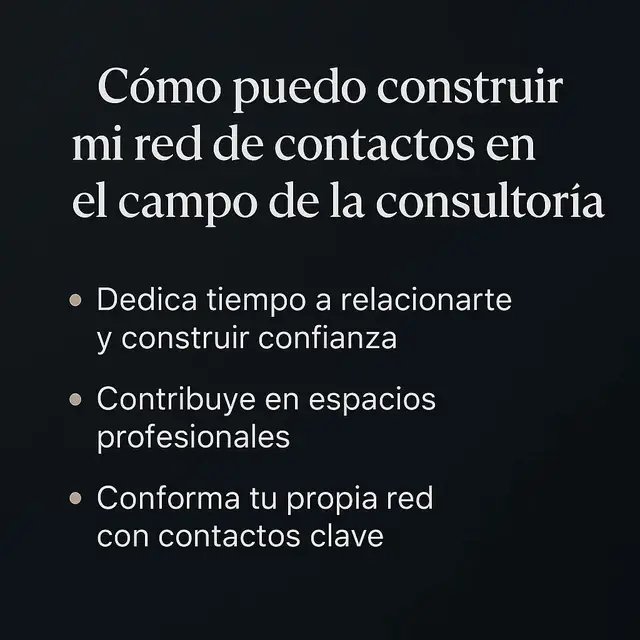 Tu red no se crea sola: se construye con intención y valor. 🤝 Dedica tiempo a relacionarte y construir confianza 👥 Contribuye en espacios profesionales 🔗 Conforma tu propia red con contactos clave Conecta para aportar, no solo para pedir. 📘 Basado en Los 7 Principios Clave en la Consultoría #Networking #Consultoría #RedDeContactos #CrecimientoProfesional #ConsultorIndependiente #AngelicaLarios #LibrosQueTransforman Adquiérelo en Amazon https://www.amazon.com/-/es/Angelica-Larios/dp/6072968597/?maas=maas_adg_4779868B7DA55398F5640C24A2D90664_afap_abs&ref_=aa_maas&tag=maas