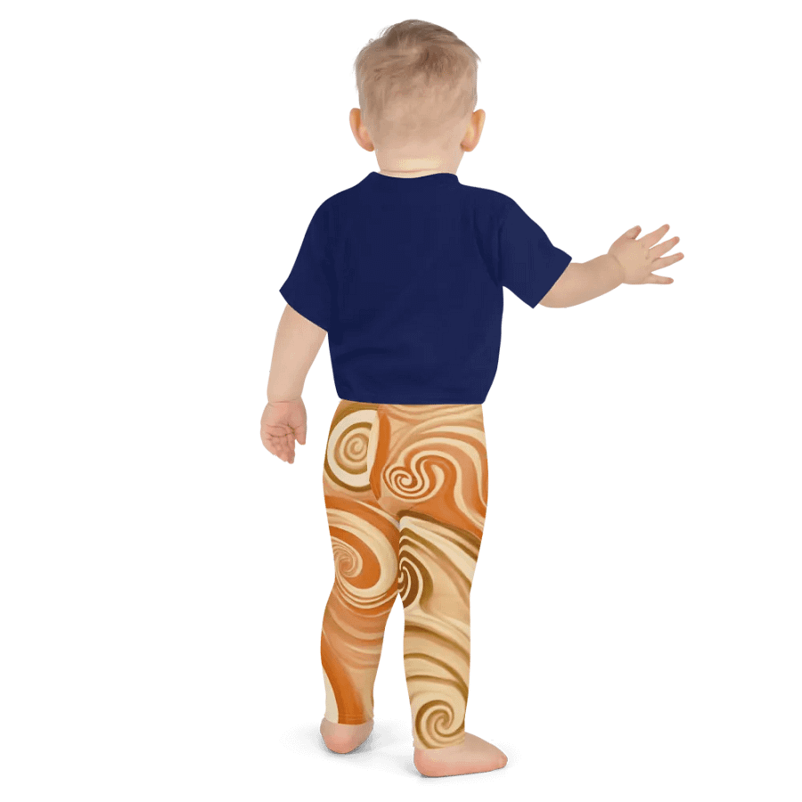 Funky Latte Liquid Tie-Dye Kid's and Toddler's Leggings product image (6)