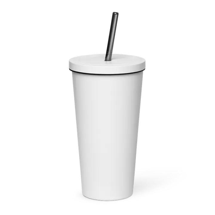 Happy Face: Insulated Cup With Straw product image (2)